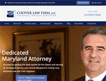 Tablet Screenshot of cooverlaw.com